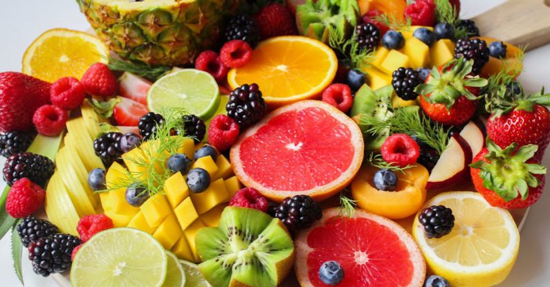 Fruits - Sliced Fruits on Tray